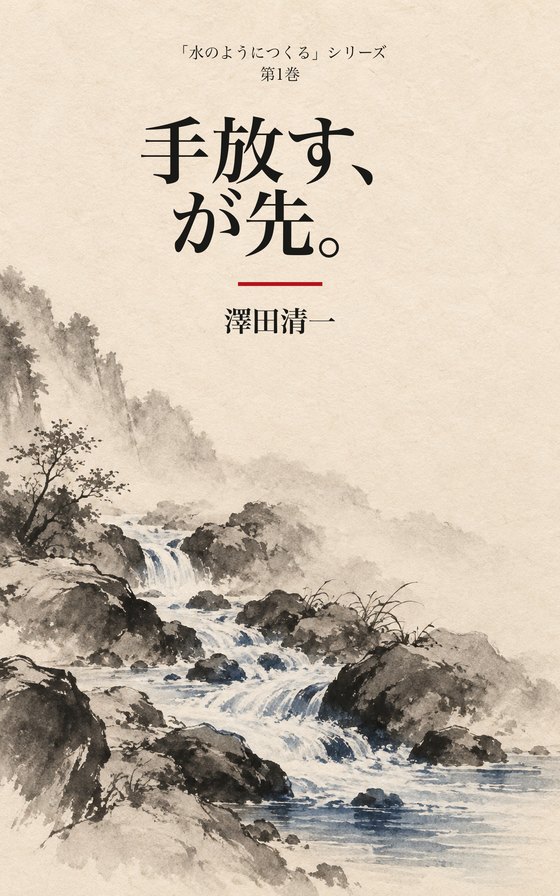 『手放す、が先。』書影